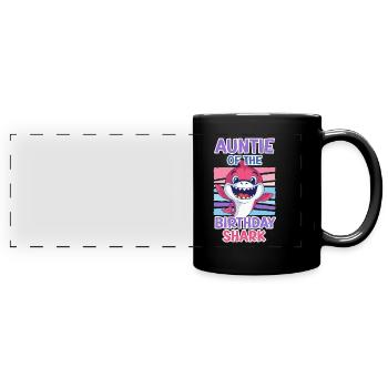 The aunt of birthday boy Hai Aunt - Full Colour Panoramic Mug - black - Front