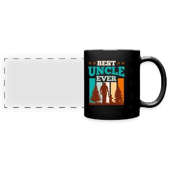 Best Uncle ever Uncle - Full Colour Panoramic Mug - black - Front