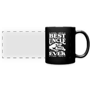 Best Uncle Ever - Full Colour Panoramic Mug - black - Front