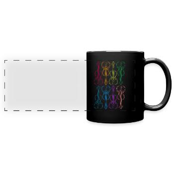 Musician Concert Musician First Fiddle - Full Colour Panoramic Mug - black - Front