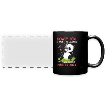 Master 2023 Licence à Clever Shit - Mug panoramique uni - noir - Devant