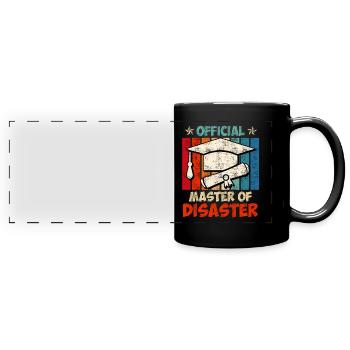 Offizieller Master vom Disaster Master Abschluss - Panorama-Tasse farbig - Schwarz - Vorne