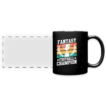 Fantasy Football Champion Fantasy Football Champ - Panorama-Tasse farbig - Schwarz - Vorne