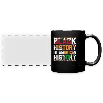 Black History American History Geschichte Afrika - Panorama-Tasse farbig - Schwarz - Vorne