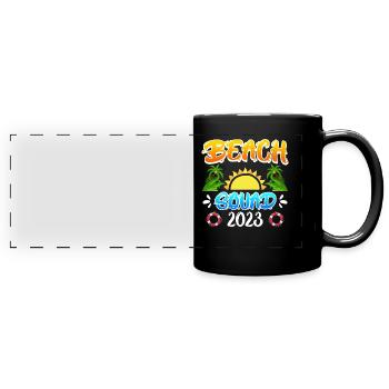 Beach Squad 2023 Vacation with Friends Spring Break - Full Colour Panoramic Mug - black - Front