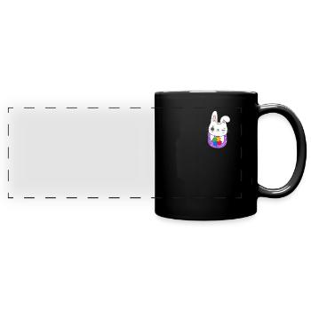Autisme Neurodiversité Gentillesse - Mug panoramique uni - noir - Devant