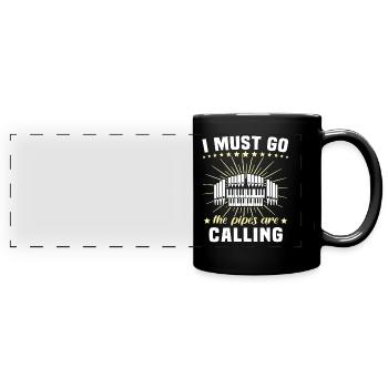 Church organist Organist Organist - Full Colour Panoramic Mug - black - Front