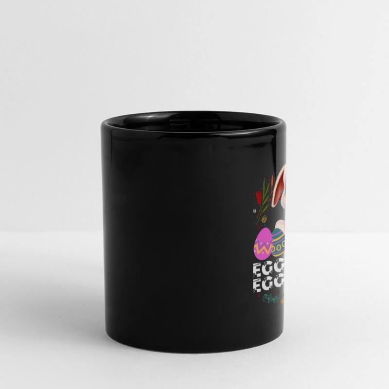 Eggcellent Egg Hunter Easter Bunny Easter Eggs Cute Full Colour Panoramic Mug