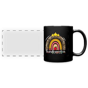 Kindergarten Vorschulkind Graduated Kiga - Panorama-Tasse farbig - Schwarz - Vorne