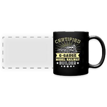 Garden Railway Garden Railway G Gauge - Full Colour Panoramic Mug - black - Front