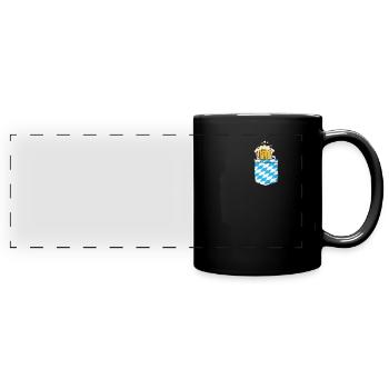 Beer Drinkers Bavaria Beer Fan Bayer Beer Lovers - Full Colour Panoramic Mug - black - Front