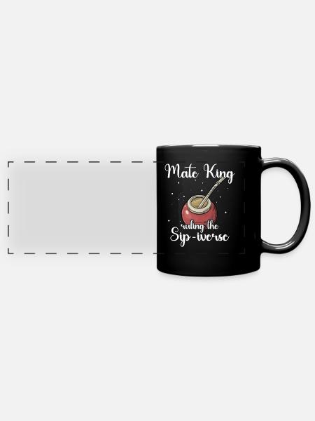 Mate Tee - Panorama-Tasse farbig - Schwarz