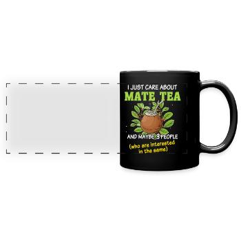 Mate Tee - Panorama-Tasse farbig - Schwarz - Vorne