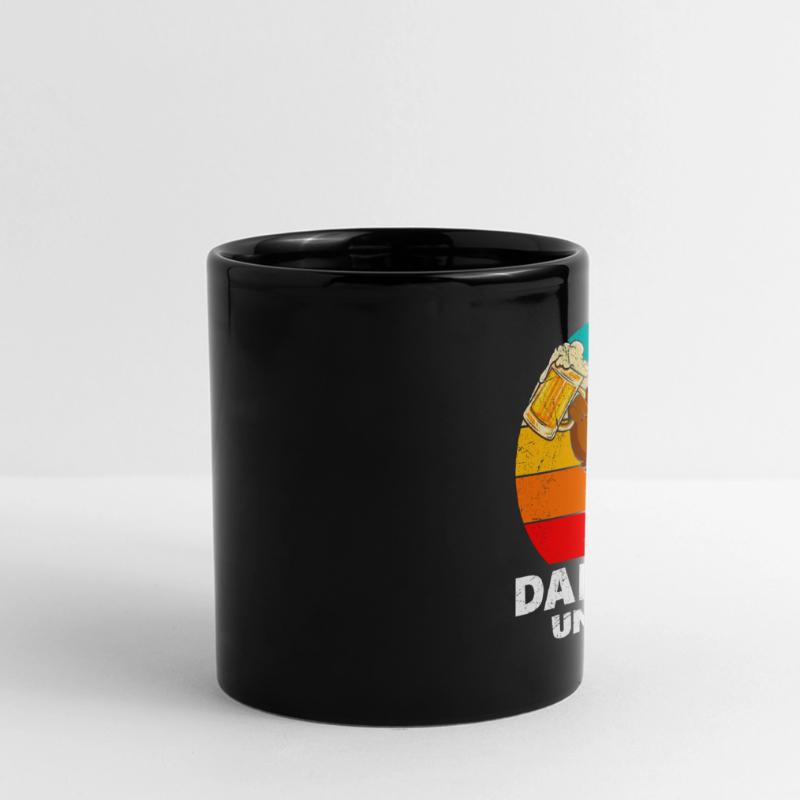 Dankbar und Satt Biertrinker Truthahn Panorama-Tasse farbig