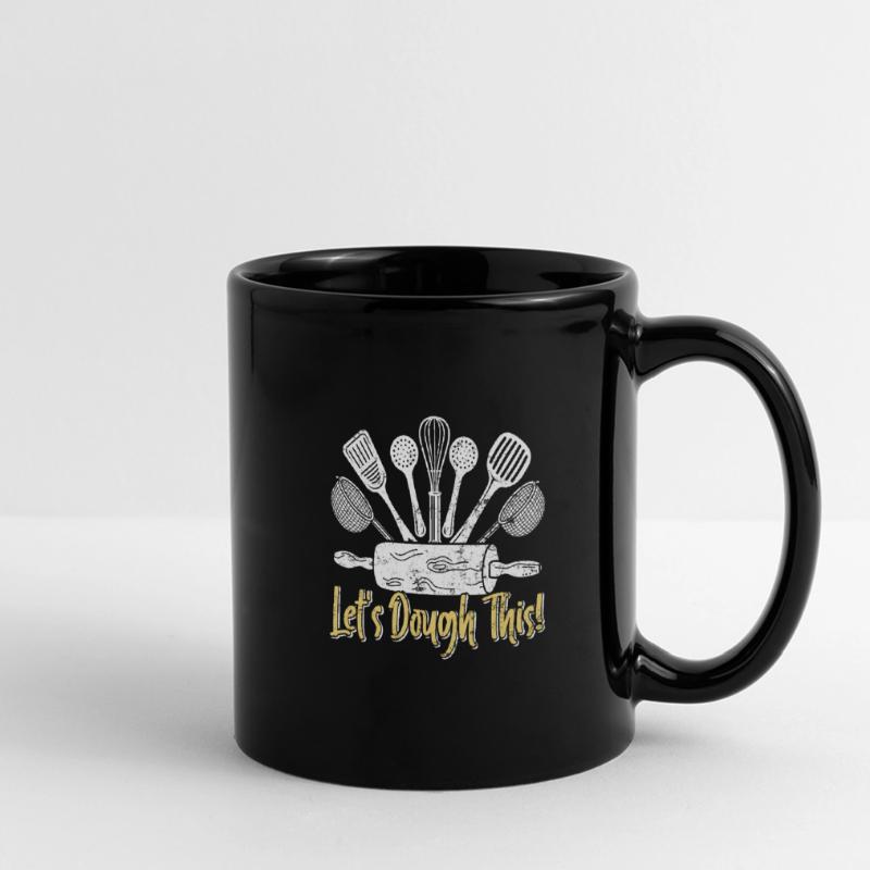 Backfans Let's Dough This! Baking Bakery Full Colour Panoramic Mug