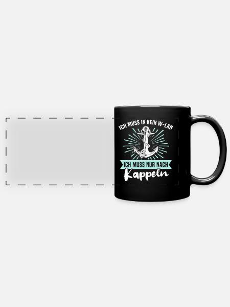 Kappeln Kappelner - Panorama-Tasse farbig - Schwarz