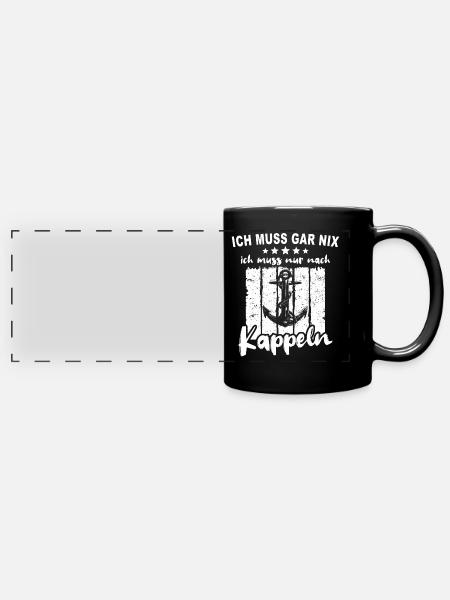 Kappeln Kappelner - Panorama-Tasse farbig - Schwarz