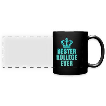 Collègue de travail MEILLEUR COLLÈGUE DE TOUS LES TEMPS Collègue - Mug panoramique uni - noir - Devant