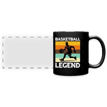 Basketball Legend - Full Colour Panoramic Mug - black - Front