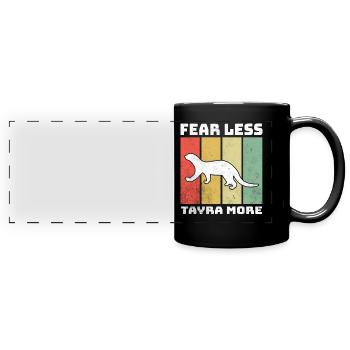 Marten sayings - Full Colour Panoramic Mug - black - Front