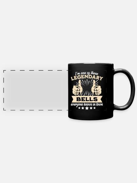 Legendäre Bell Legende - Panorama-Tasse farbig - Schwarz