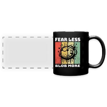Blobfish Blobfisch - Full Colour Panoramic Mug - black - Front