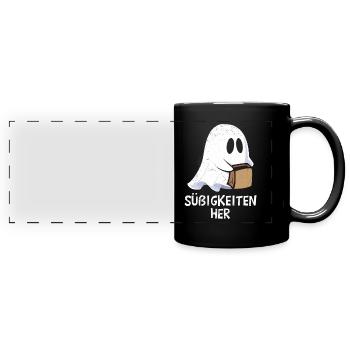 Costume d’Halloween Enfants SWEETS HER Funny - Mug panoramique uni - noir - Devant