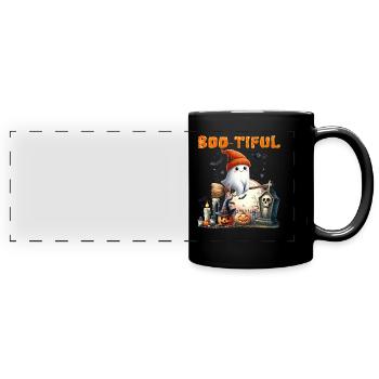 Costume d’Halloween Enfants BOO TIFUL Drôle - Mug panoramique uni - noir - Devant