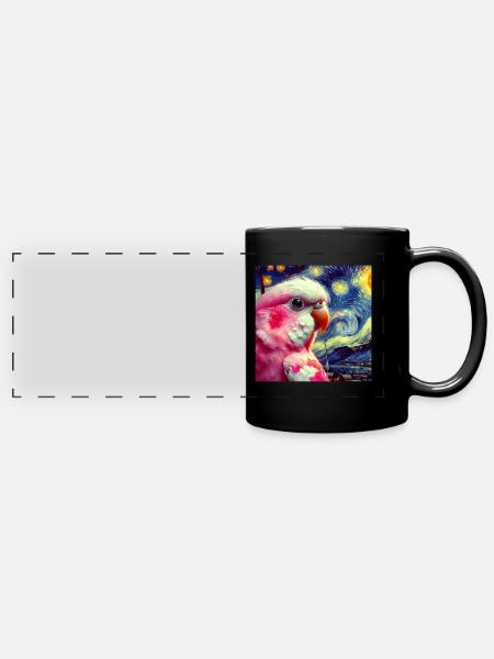 Bourkesittich Starry Night - Panorama-Tasse farbig - Schwarz