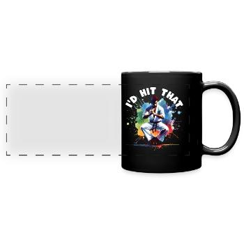 Dictons de capoeira - Mug panoramique uni - noir - Devant