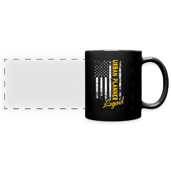 City Planner Legend - Full Colour Panoramic Mug - black - Front
