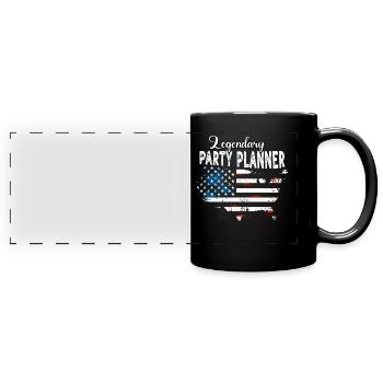 Party Planner US - Full Colour Panoramic Mug - black - Front
