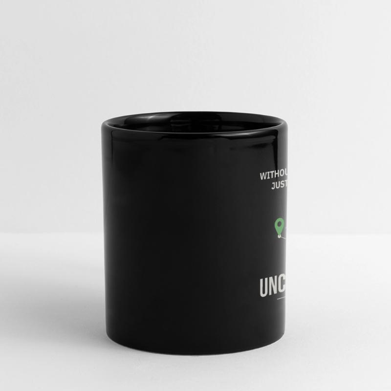 GIS Unconnected Points Map Data Analysis Full Colour Panoramic Mug