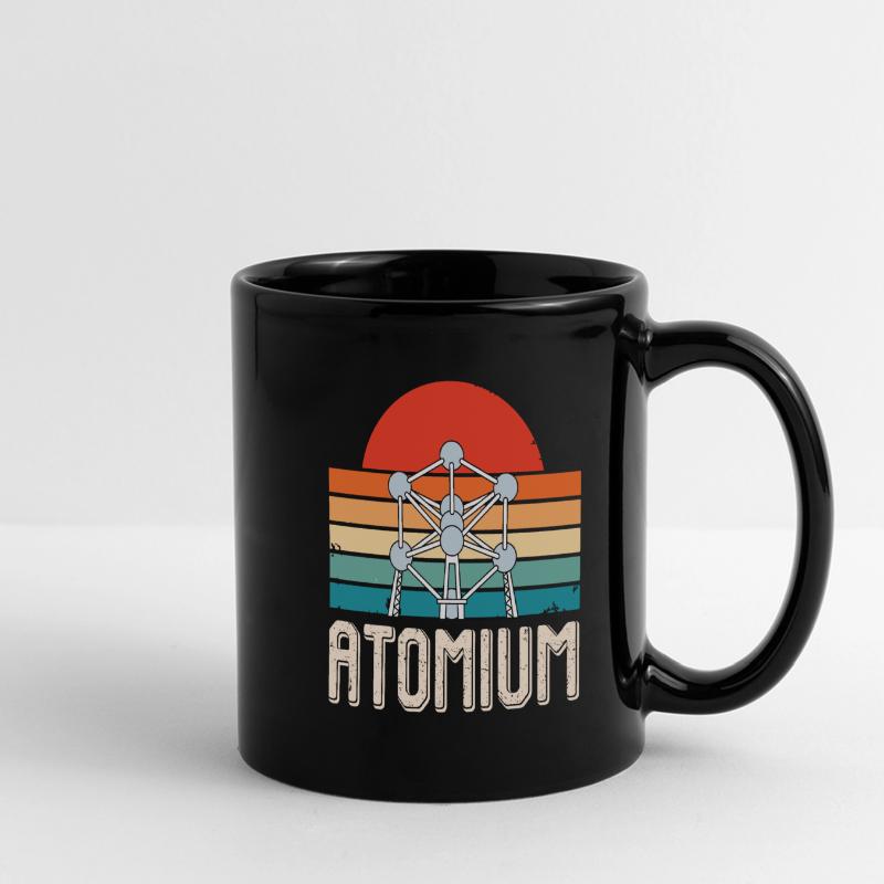 Atomic Physics Atomium Atomic nucleus Science Physicist Full Colour Panoramic Mug