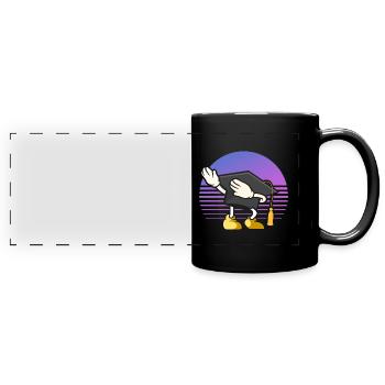 Dab Academic Cap Graduation - Full Colour Panoramic Mug - black - Front
