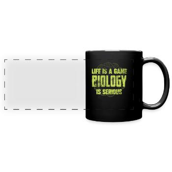biology - Full Colour Panoramic Mug - black - Front