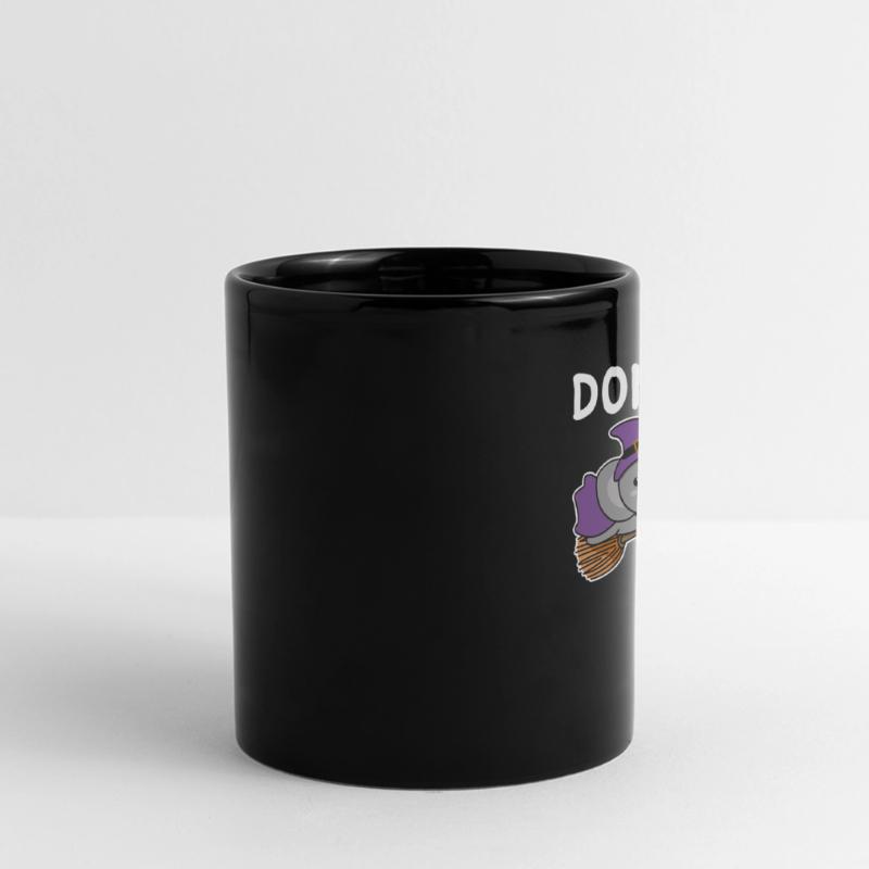 Elephant Halloween Witch don't be a basic witch Full Colour Panoramic Mug