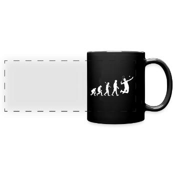Badminton Opa Evolution - Panorama-Tasse farbig - Schwarz - Vorne