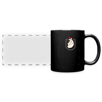 K-Pop Kdrama - Panorama-Tasse farbig - Schwarz - Vorne