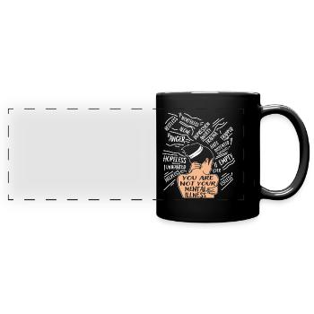 Depression - Full Colour Panoramic Mug - black - Front