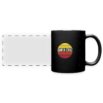 Santa Cruz - Full Colour Panoramic Mug - black - Front