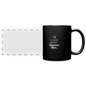 Havanais - Mug panoramique uni - noir - Devant