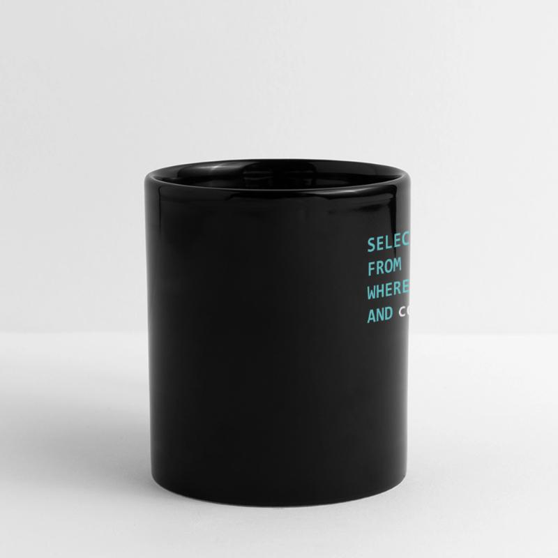 Programmer Database Funny SQL Query Full Colour Panoramic Mug