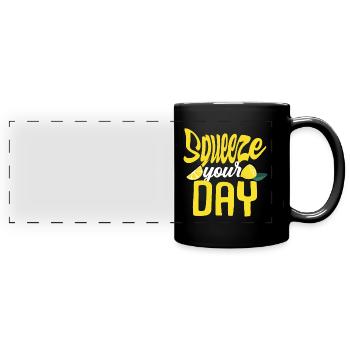 lemon - Full Colour Panoramic Mug - black - Front