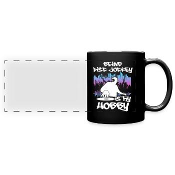 DISC JOCKEY - Full Colour Panoramic Mug - black - Front