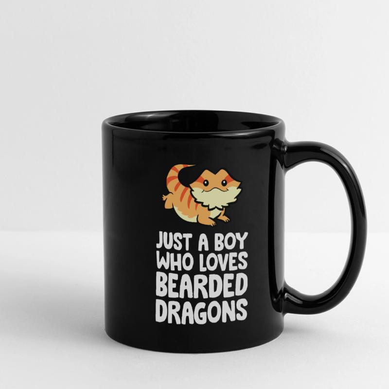 Bartagame Eidechse Nur ein Junge, der Bartagamen Panorama-Tasse farbig