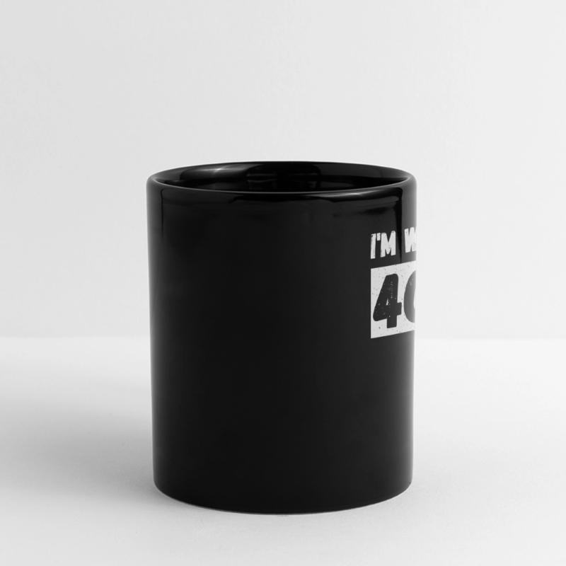 I'm with Stupid 404 Error Programmer Coding Panorama-Tasse farbig