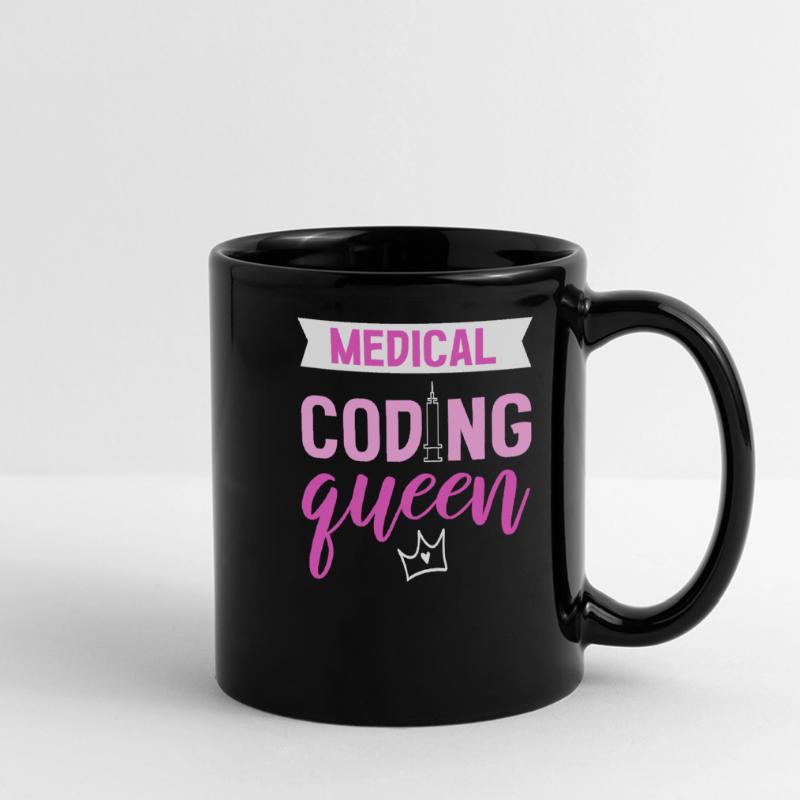 Medical Coding Queen Clinical Coder Medical Coder Full Colour Panoramic Mug