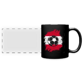 Austria Austria Vienna Styria Tyrol - Full Colour Panoramic Mug - black - Front