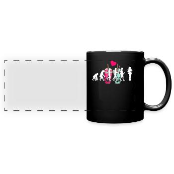 Thé à bulles Boba BubbleTea Kawaii Japan Tea Kpop - Mug panoramique uni - noir - Devant